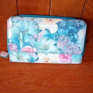 Floral wallet